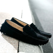 Casual zamszowe mokasyny