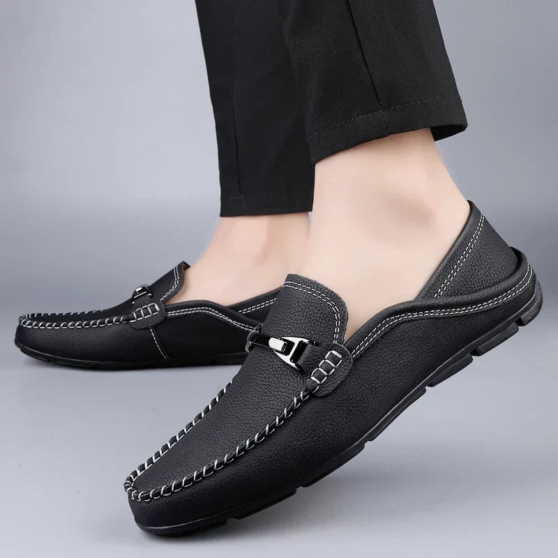 Premium skórzane loafersy