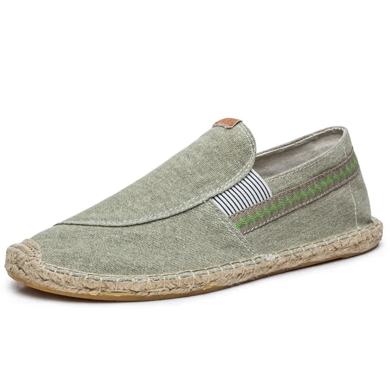 Eleganckie lniane espadryle