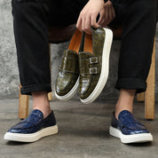Eleganckie skórzane buty