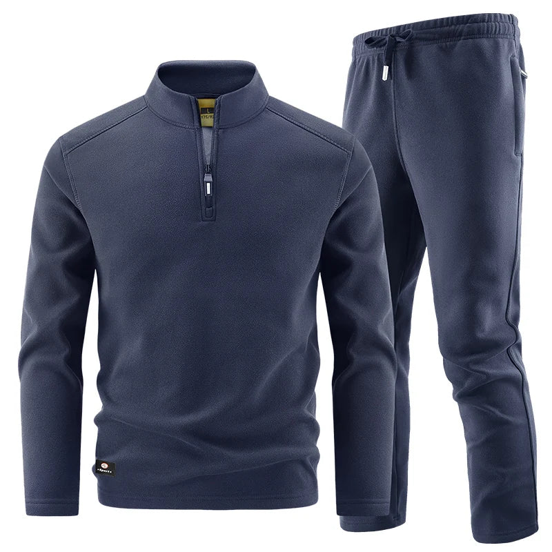 Elegancki męski sweter z zamkiem