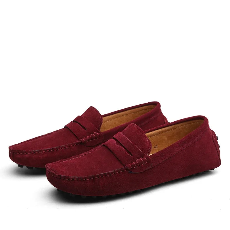 Casual zamszowe mokasyny
