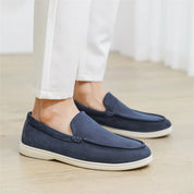 Casual zamszowe loafersy