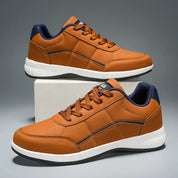 Stylowe Skórzane Sneakersy