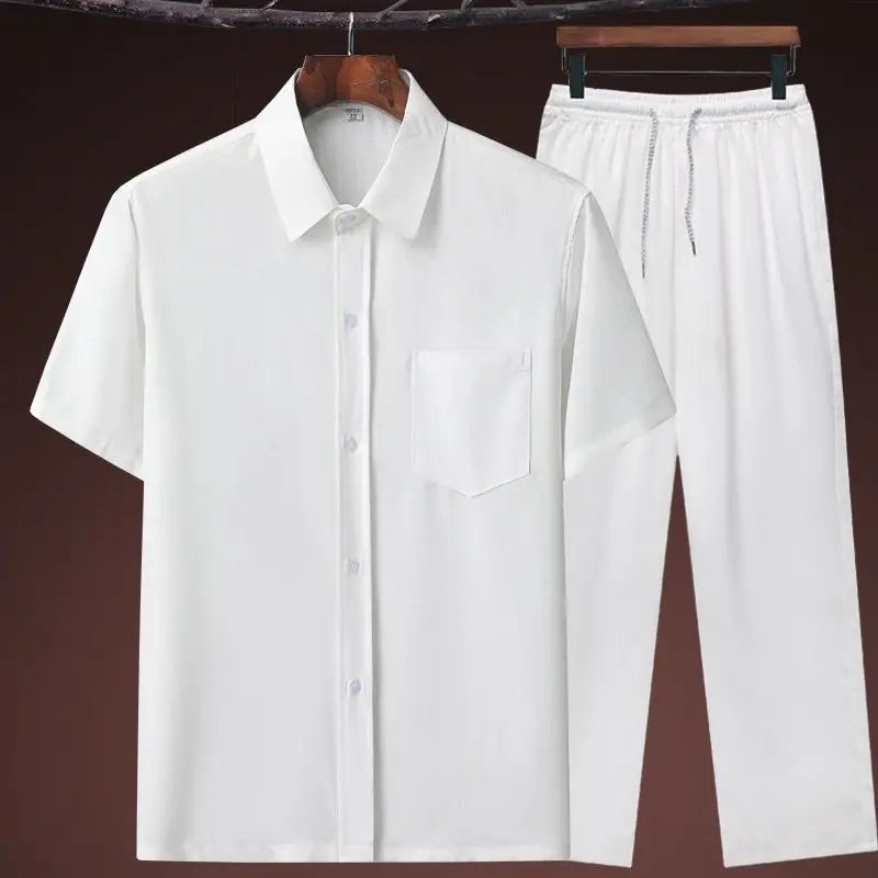 Elegancki, lekki zestaw letni