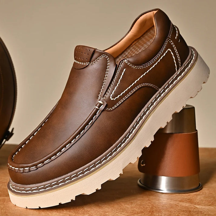 Eleganckie Skórzane Buty