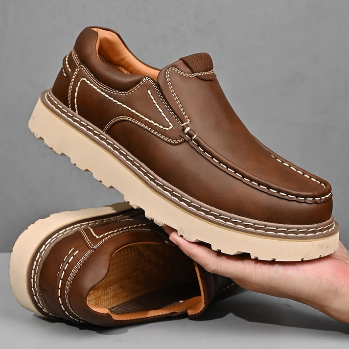 Eleganckie Skórzane Buty