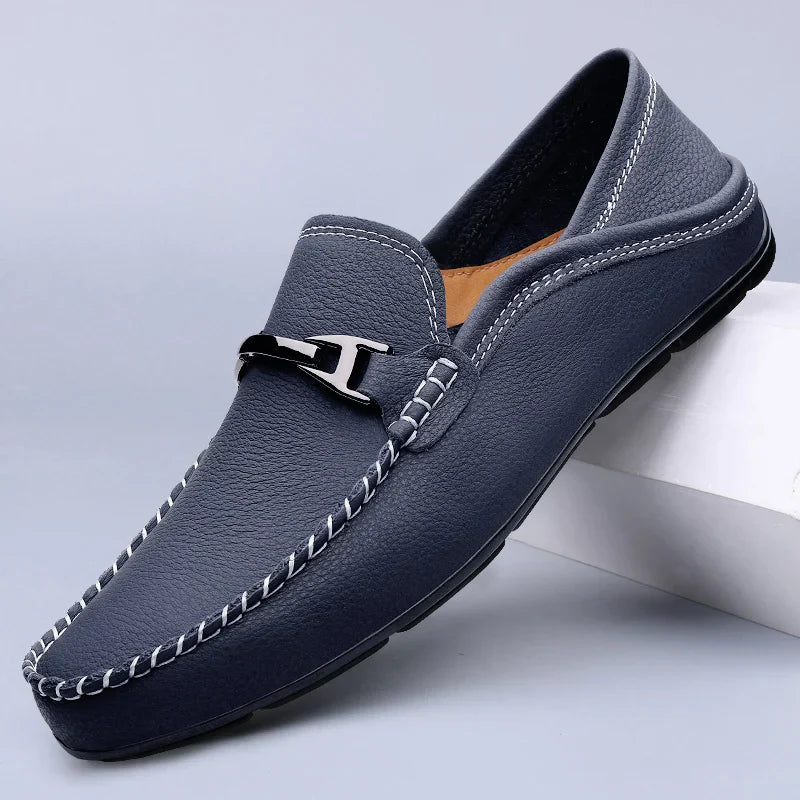 Premium skórzane loafersy