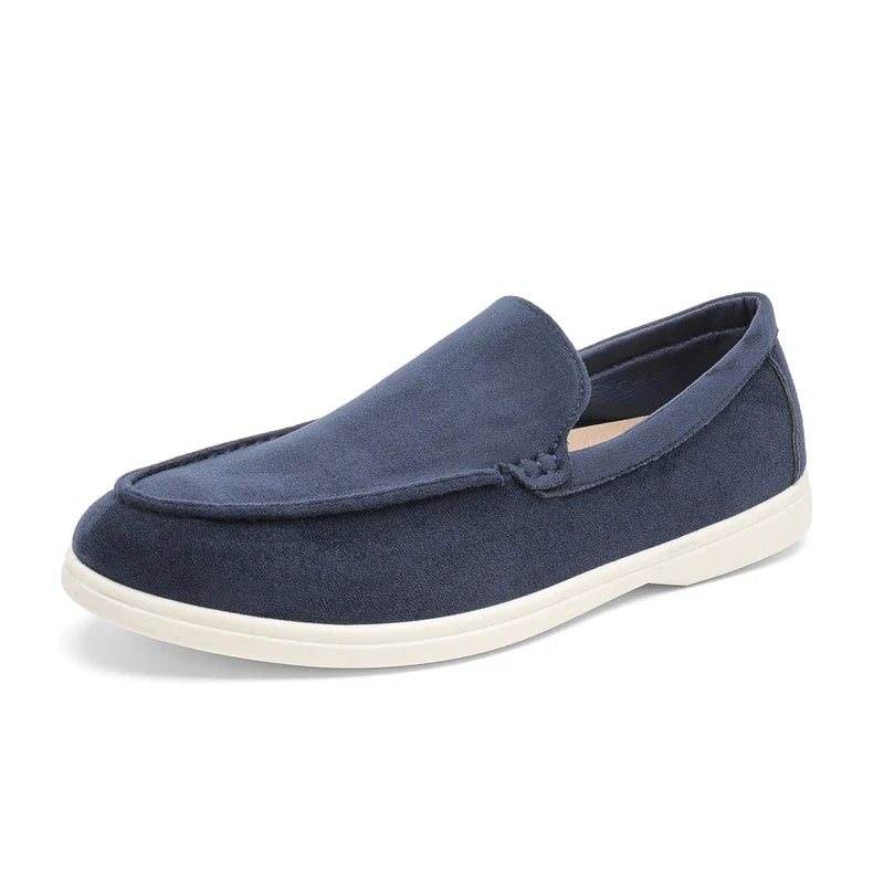 Casual zamszowe loafersy