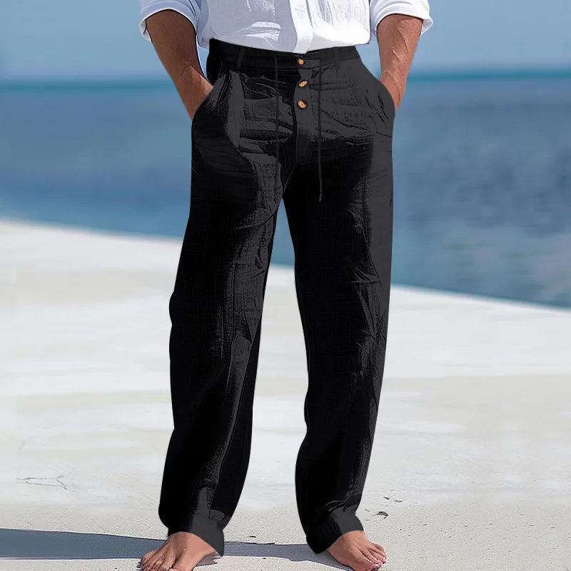 Linen letnie spodnie
