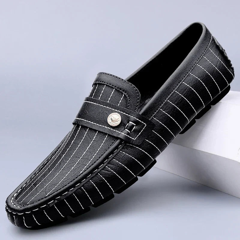 Eleganckie skórzane mokasyny
