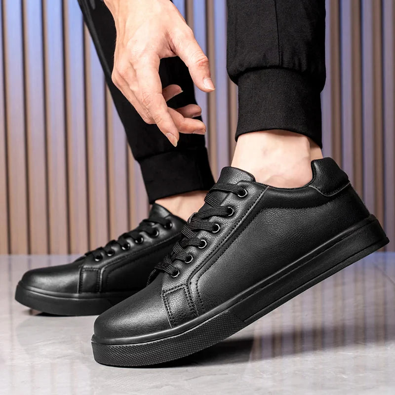 Casual skórzane buty