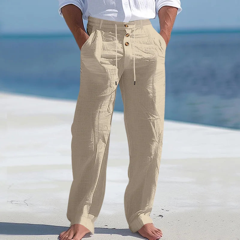 Linen letnie spodnie