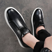 Casual skórzane buty wsuwane