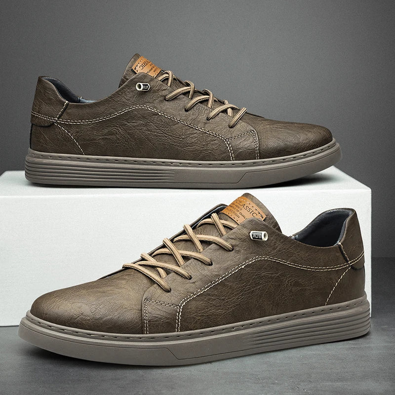Włoskie Sneakersy Oxford