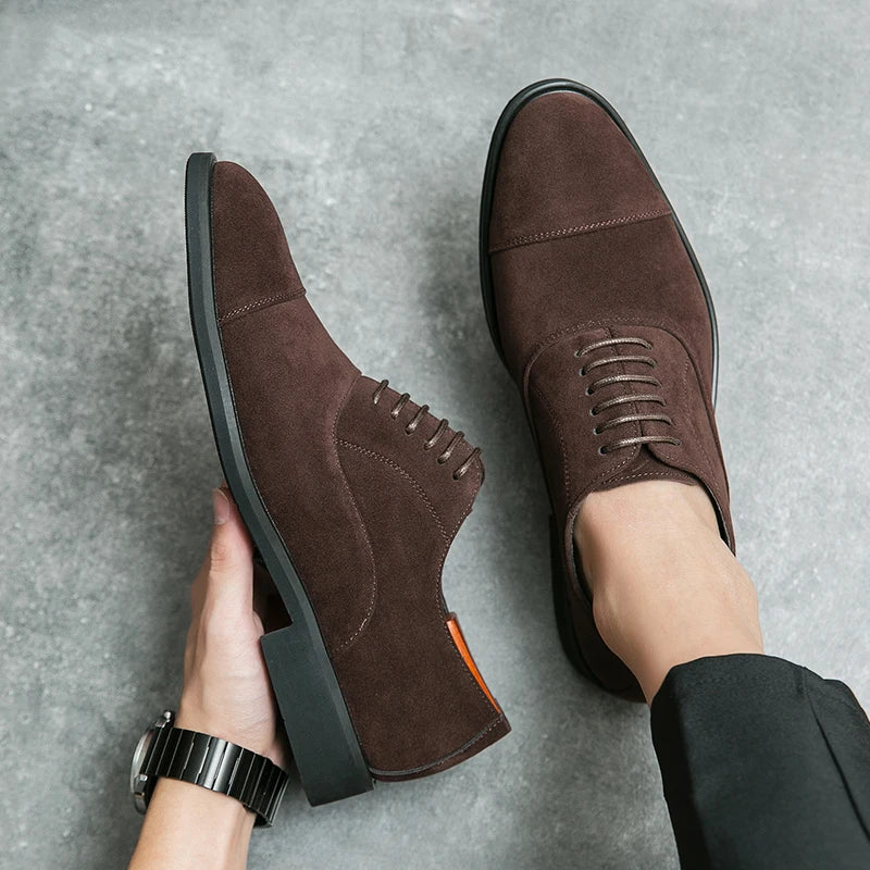 Eleganckie zamszowe buty