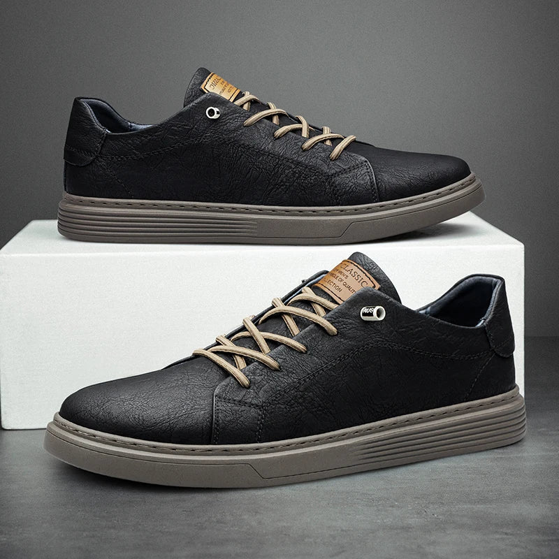 Włoskie Sneakersy Oxford
