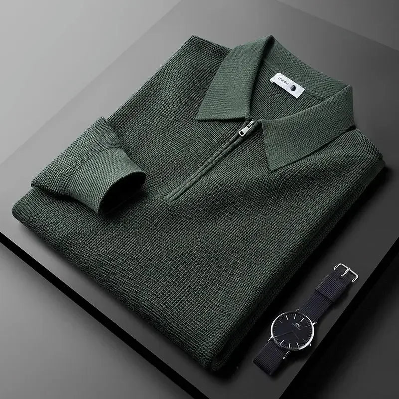Elegancki Męski Sweter na Zamek