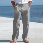 Linen letnie spodnie