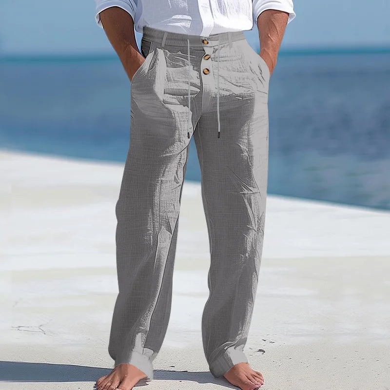Linen letnie spodnie