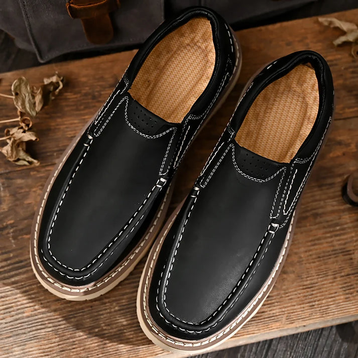 Eleganckie Skórzane Buty