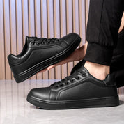Casual skórzane buty