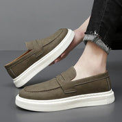 Eleganckie skórzane slip-ony