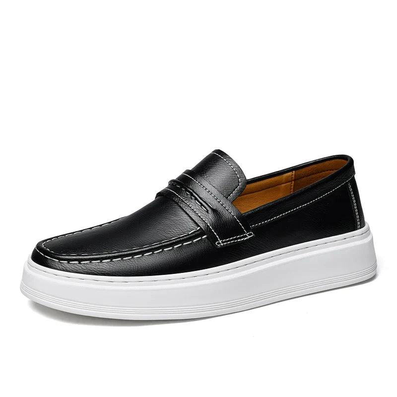 Skórzane buty slip-on
