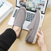 Casual zamszowe loafersy