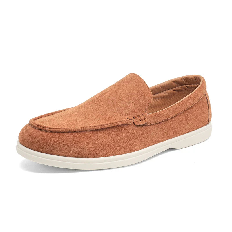 Casual zamszowe loafersy