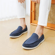 Casual zamszowe loafersy