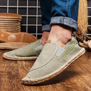 Eleganckie lniane espadryle