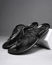 Eleganckie Skórzane Sandały