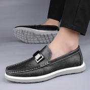 Luksusowe skórzane loafersy