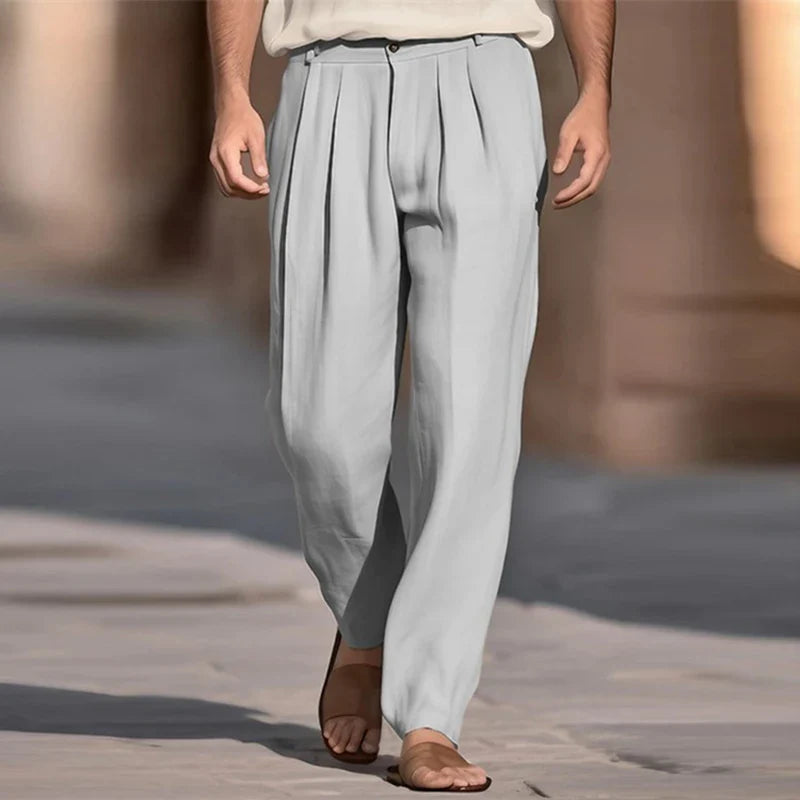 Casual lniane spodnie