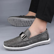 Luksusowe skórzane loafersy