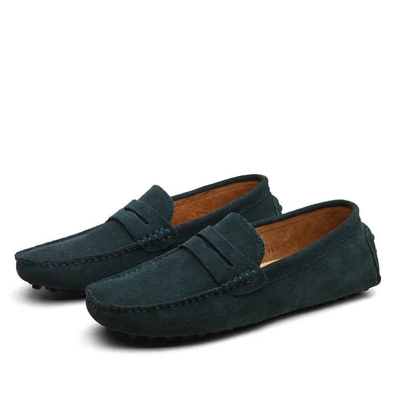 Casual zamszowe mokasyny