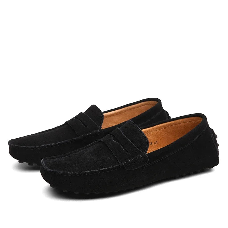 Casual zamszowe mokasyny