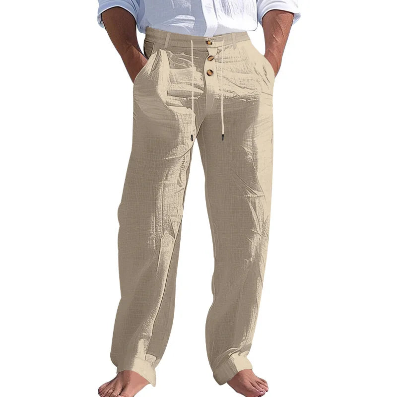 Linen letnie spodnie