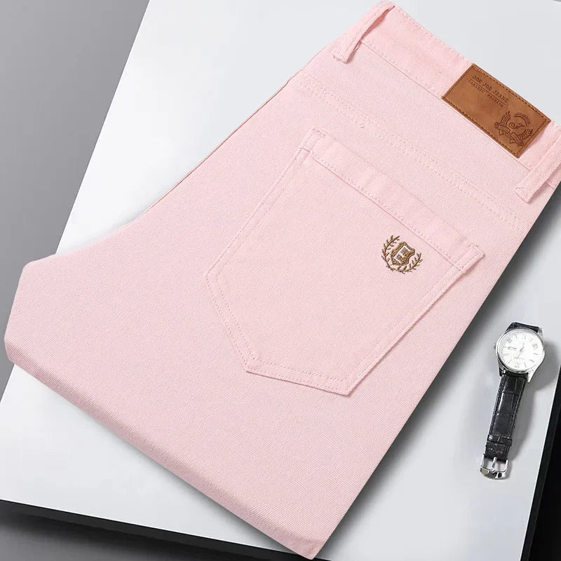 Eleganckie dżinsy stretchowe z denimu