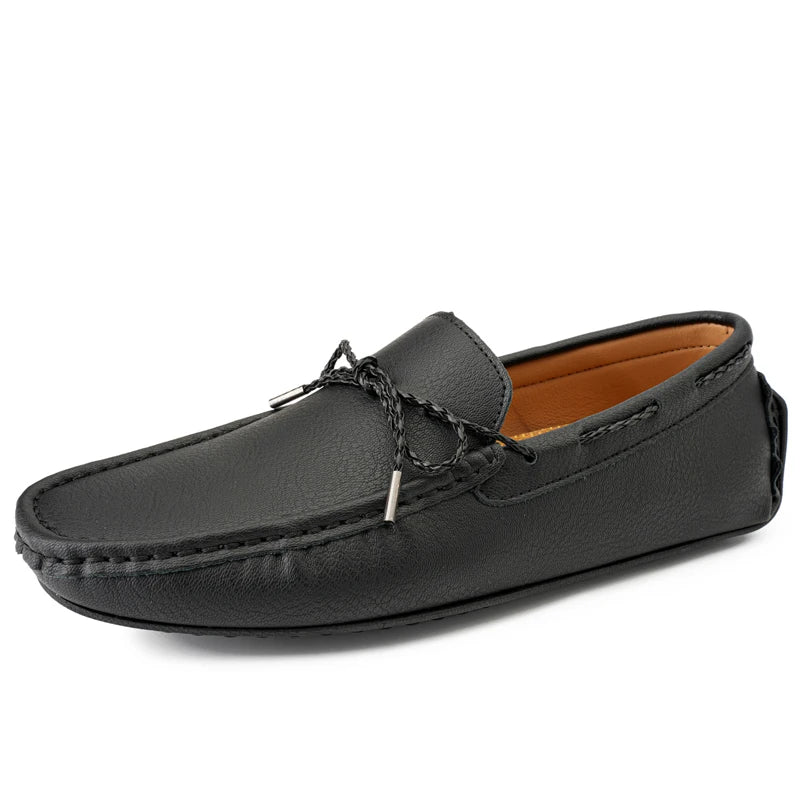 Ręcznie robione zamszowe loafersy