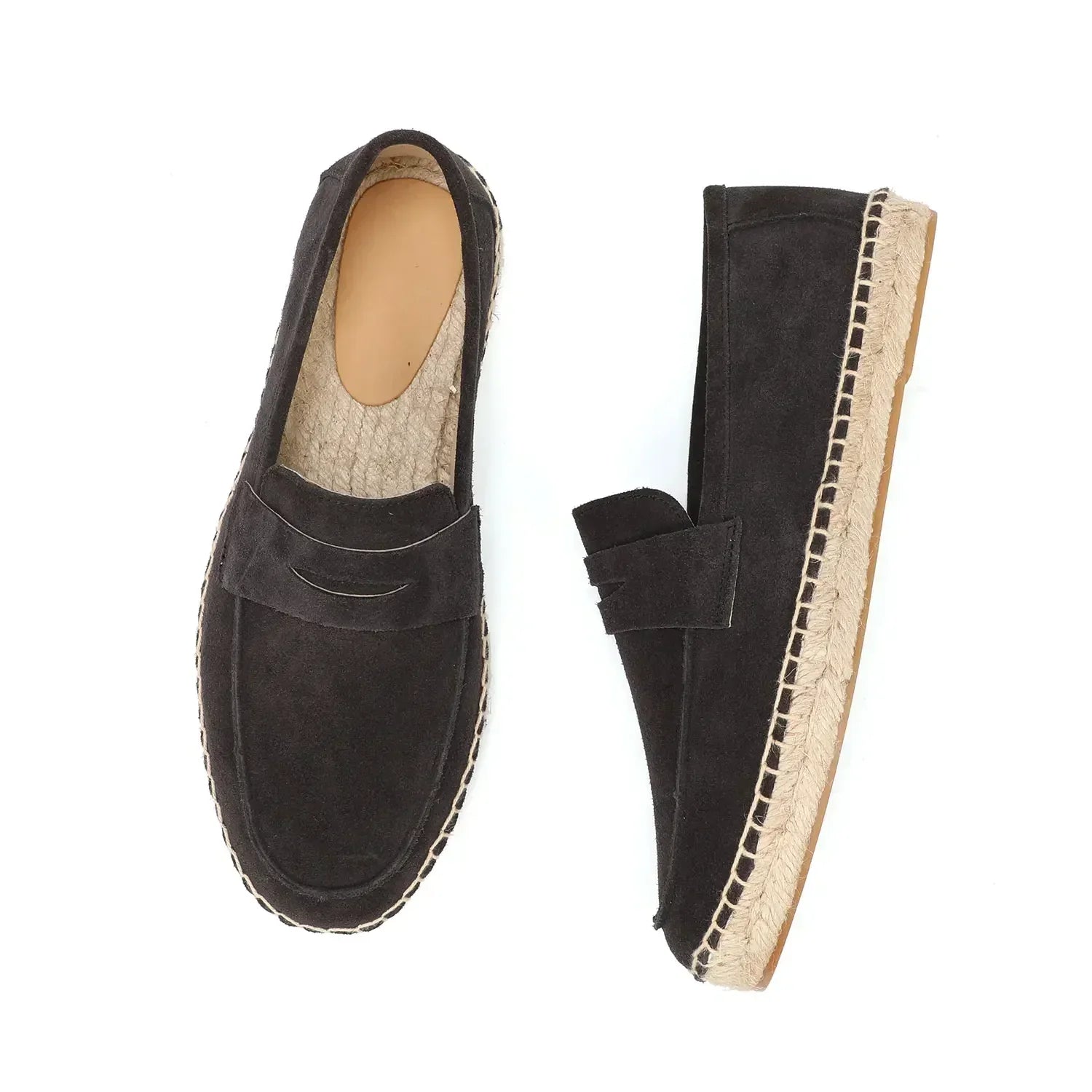 Eleganckie Suede Espadryle