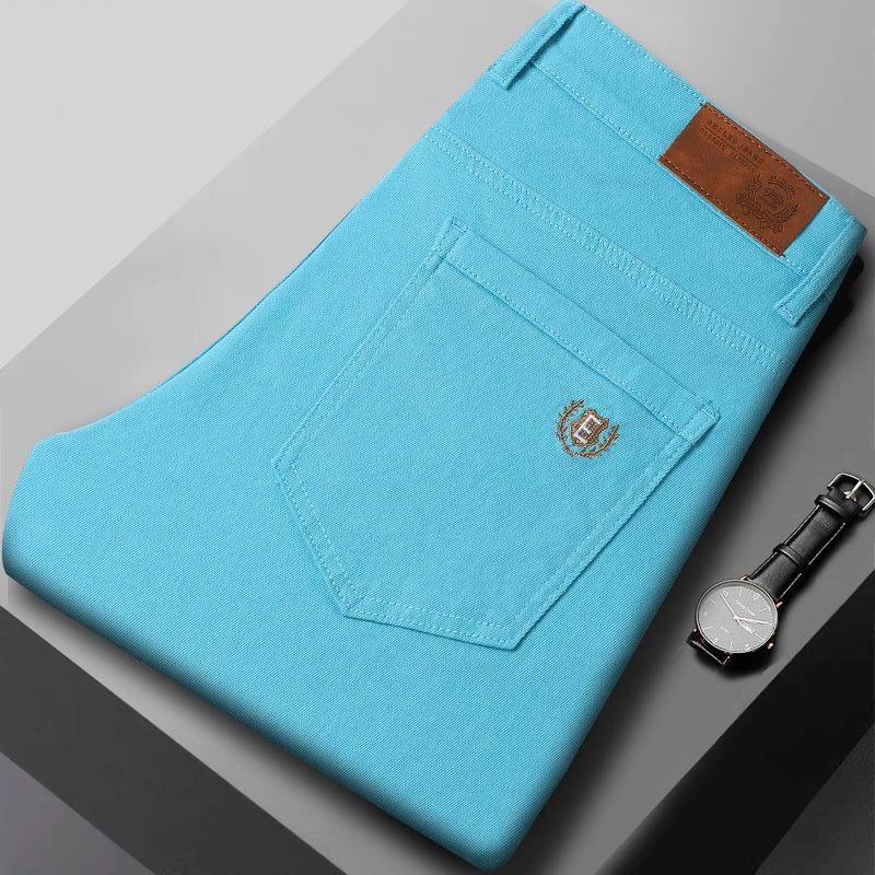 Eleganckie dżinsy stretchowe z denimu