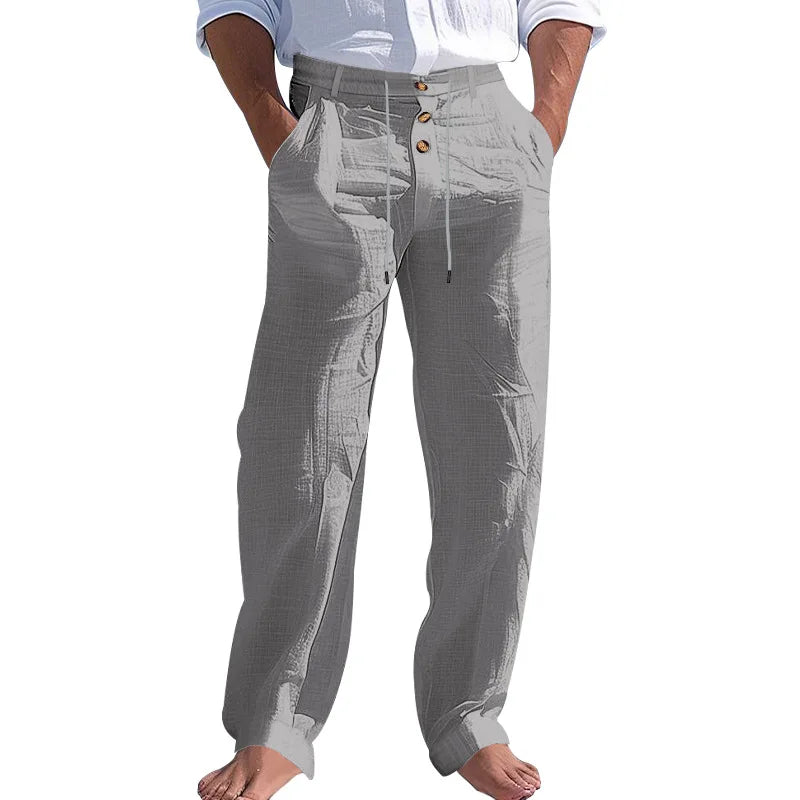 Linen letnie spodnie