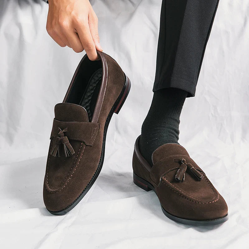 Eleganckie Mokasyny z Frędzlami