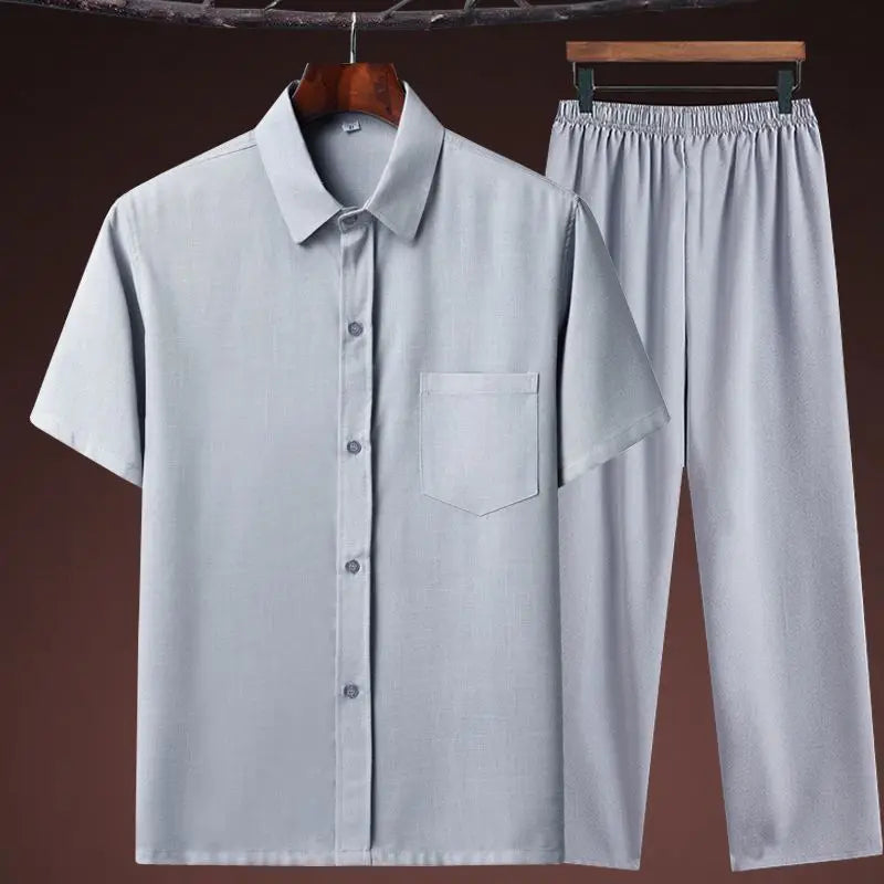 Elegancki, lekki zestaw letni
