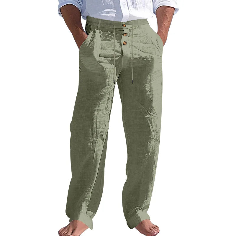 Linen letnie spodnie
