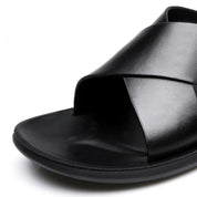 Eleganckie Skórzane Sandały