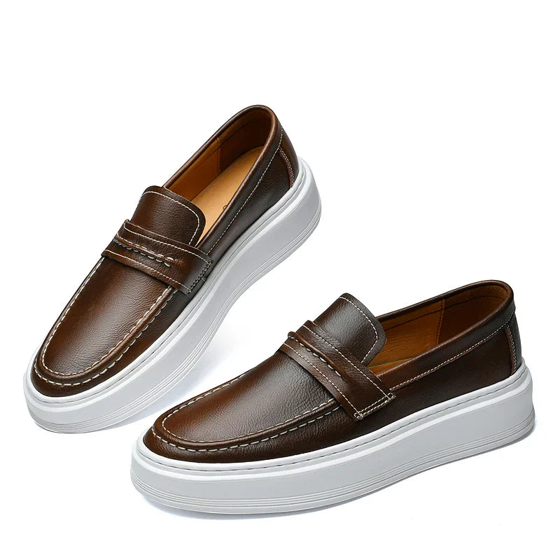 Skórzane buty slip-on