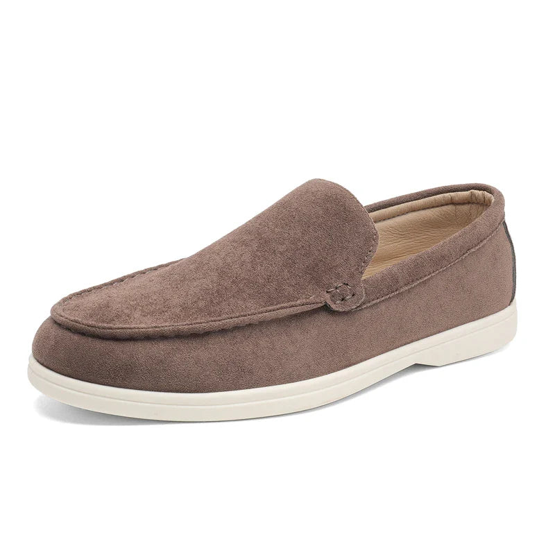 Casual zamszowe loafersy